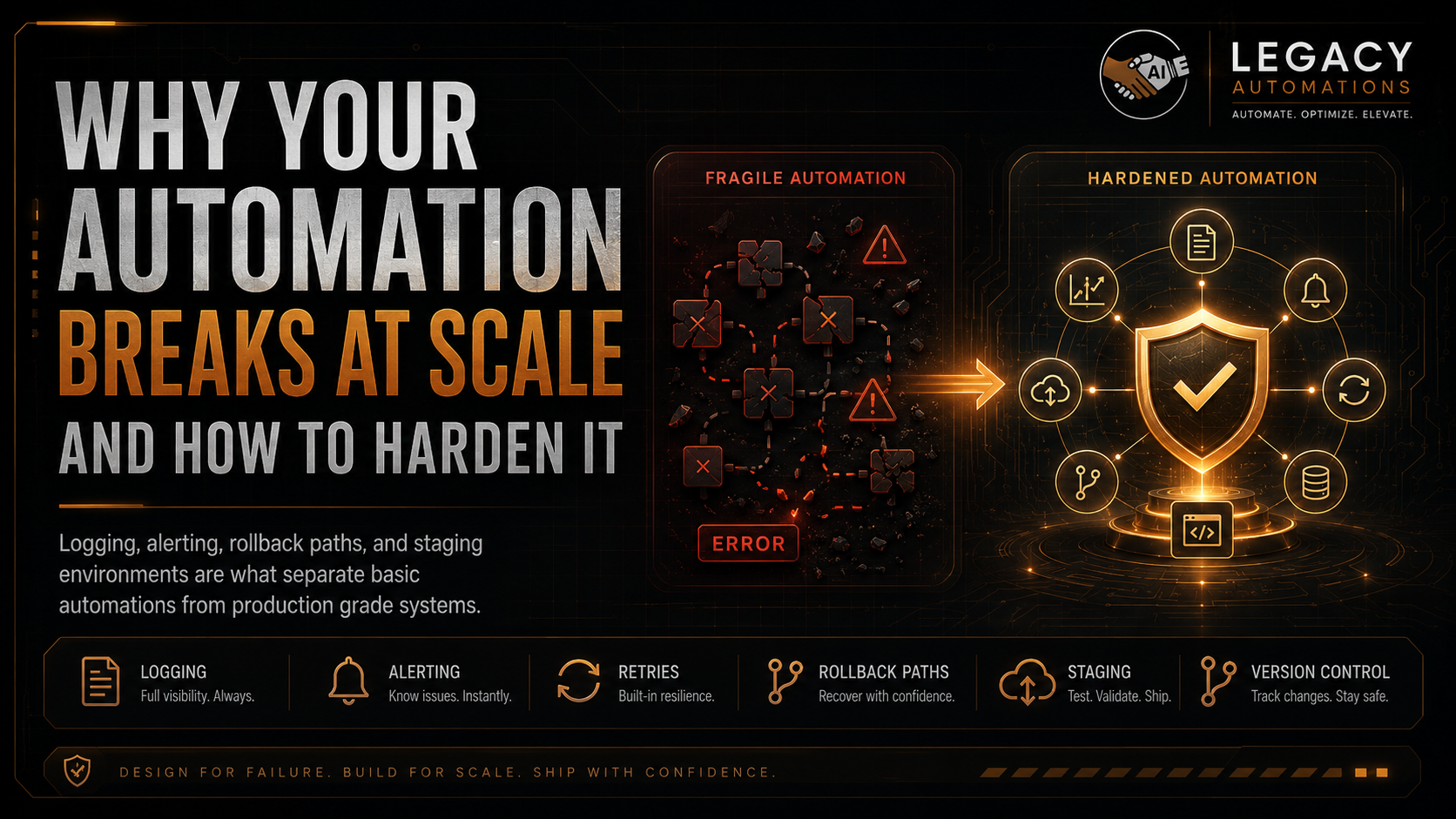 Why Your Automation Breaks at Scale and How to Harden It